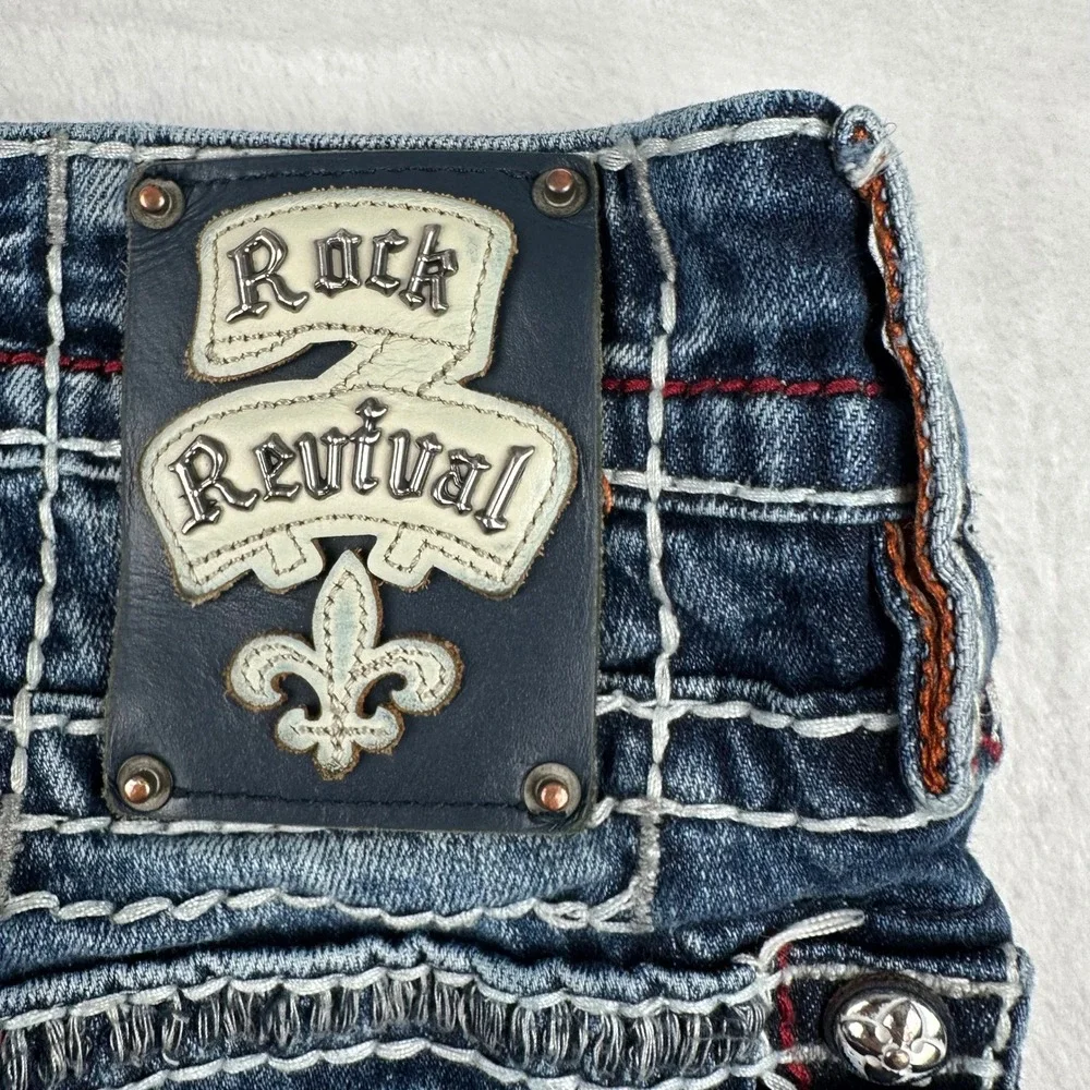 Mens Rock Revival Jeans 